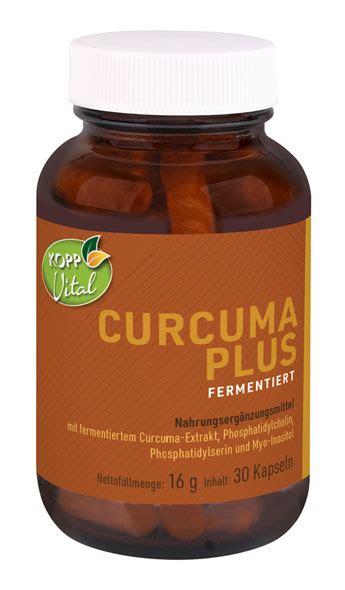 Kopp Vital Curcuma Plus Fermentiert Kapseln Mit Curcumin Und