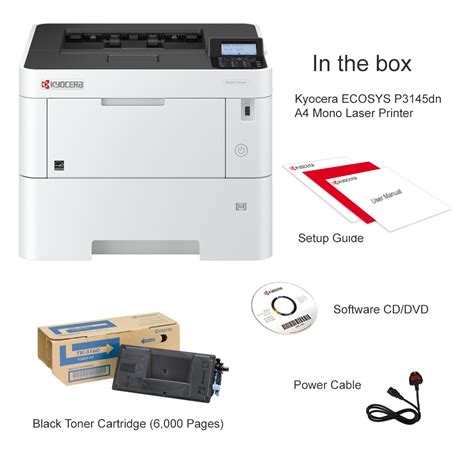 Kyocera Ecosys P Dn A Mono Laser Printer Tt Nl