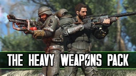 Lore Friendly Heavy Weapon Pack Fallout 4 Mod YouTube