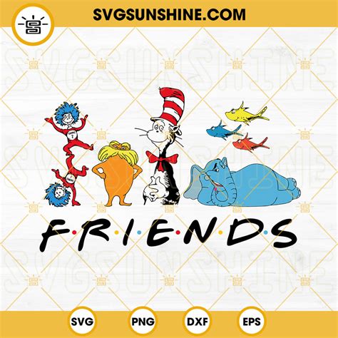 Dr Seuss Svg The Lorax Svg Dr Seuss Thing 1 Thing 2 Svg Png Dxf Eps Cut Files