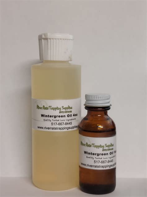 River Rats Trapping Supplies Wintergreen Essence – River Rats Trapping Supplies