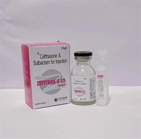 Zefitrax S Ceftriaxone Sulbactam Injection Gm At Vial In