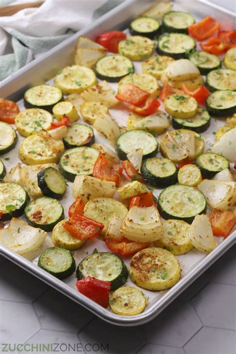 Mexican Roasted Vegetables Zucchini Zone