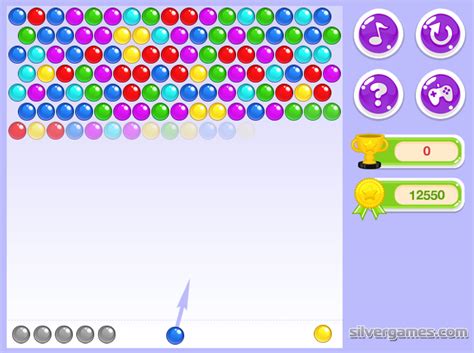 Bubble Shooter Classic Spill Online på SilverGames