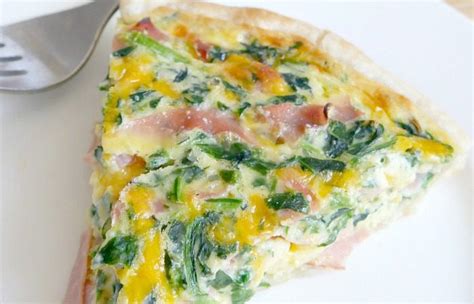 Simply Delicious Ham Spinach Quiche Easy Meal