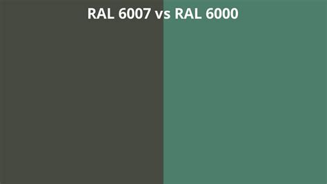 Ral 6007 Vs 6000 Ral Colour Chart Uk