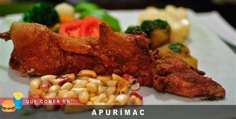 Qué comer en Apurímac Portal iPerú