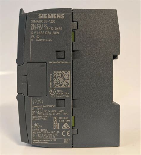 Siemens SIMATIC S7 1200 6ES7 221 1BH32 0XB0 Digital Input Module At Rs