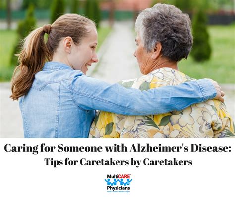 Caring For Someone With Alzheimers Disease Tips For Caretakers By