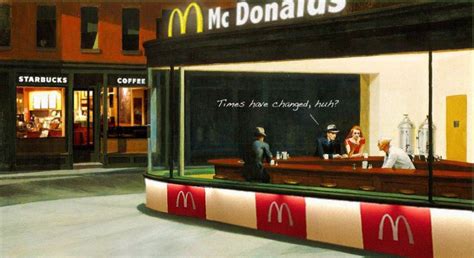 Nighthawks Edward Hopper Parody