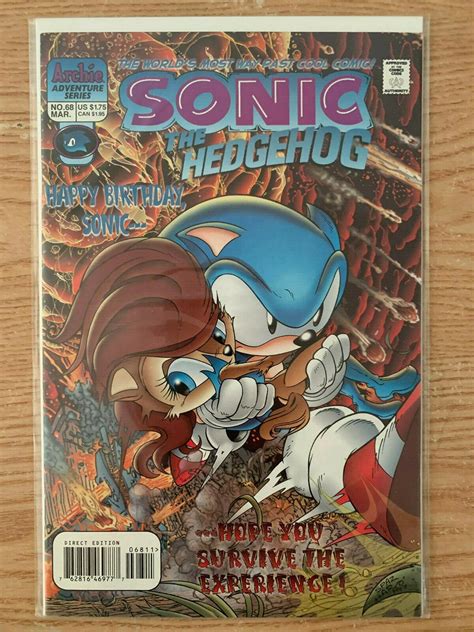 Excellent Archie Sonic The Hedgehog 5 Comic Lot Issues 59 64 65 66 68