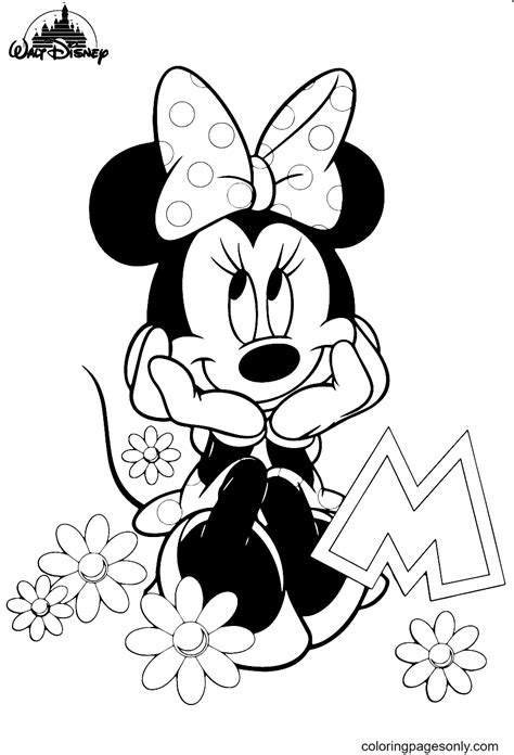 108 Minnie Mouse Coloring Pages - ColoringPagesOnly.com