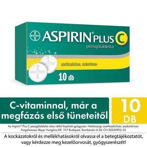 Aspirin Plus C S Aspirin Plus C Forte Aspirin