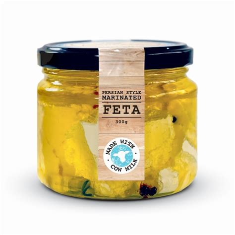 CHEESE FETA PERSIAN 300G VANELLA Three Brothers Fresh