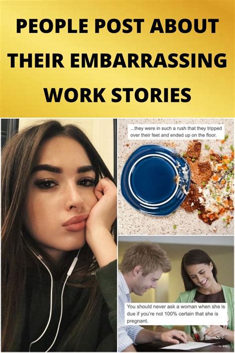 People Post About Their Embarrassing Work Stories