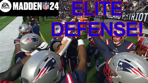 The New England Patriots Are The Best Defense In Madden Madden 24