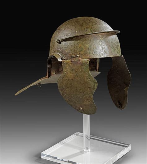 Ancient Roman Helmets Front View