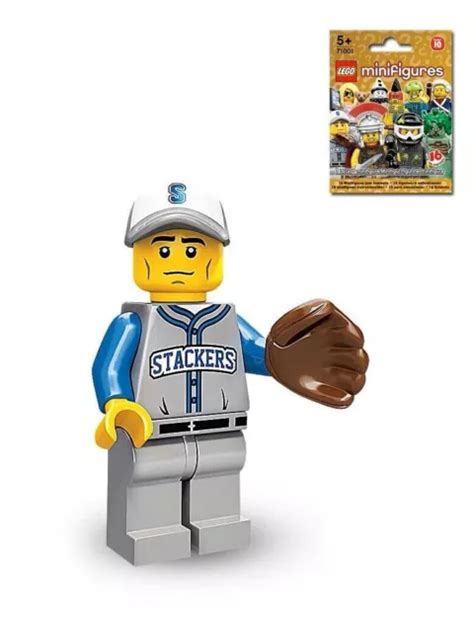 Lego Genuine Collectible Minifigure 71001 Series 10 Baseball Fielder