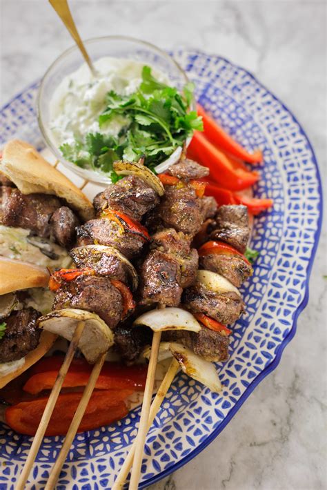 Spicy Lamb Kebab And Yogurt Sauce With Jamaican Jerk Glaze