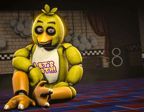 Download Chica The Chicken From Five Nights At Freddys Wallpaper