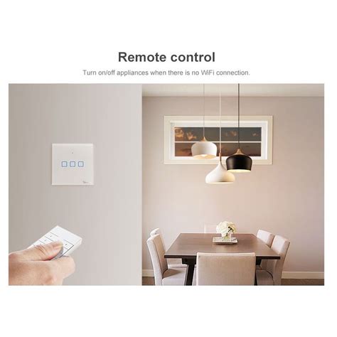 Interruptor Dimmer D1 Con Control 433mhz Y Base Inteligente Sonoff