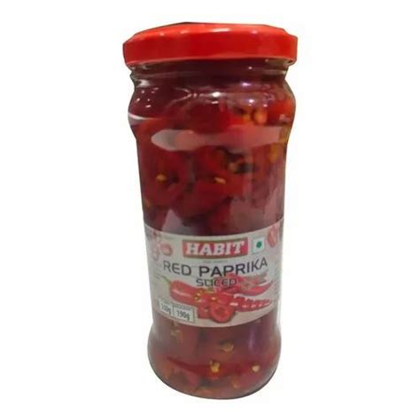 Habit Red Paprika Sliced Gm Packaging Type Glass Bottle At Best