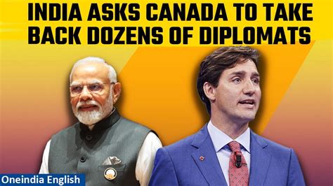 Canada Vs India India Asks Canada To Withdraw About 40 Diplomats From