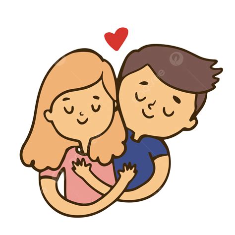 Couple Hug Clipart Hd Png Couple Tanabata Hug Dating Creative Hand Drawn Romantic Lovers Day