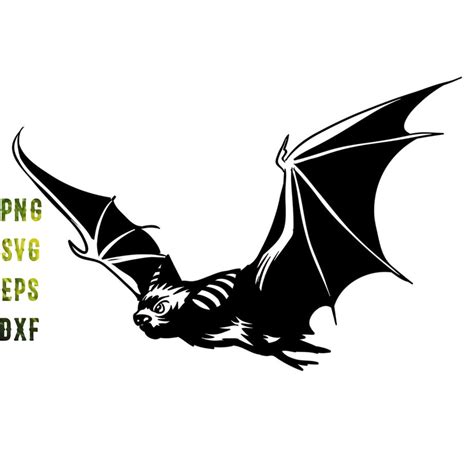 Bat Flying Svg Bat Svg Halloween Svg Halloween Night Ghost Svg