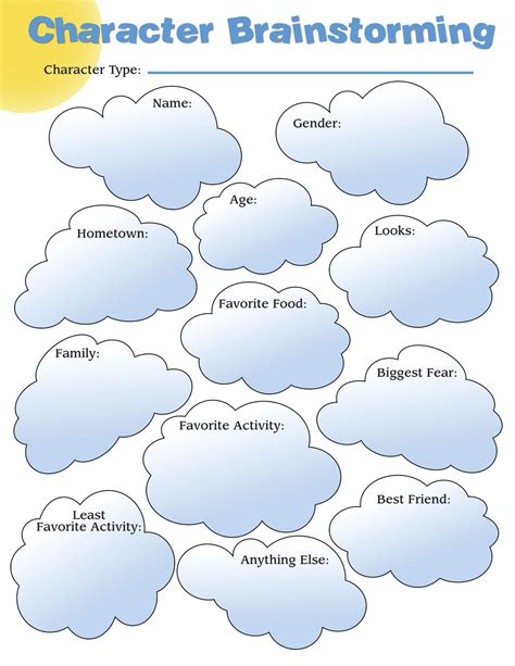 Character Types Worksheet 1