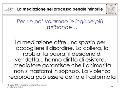 La Mediazione Nel Processo Penale Minorile Ppt Scaricare