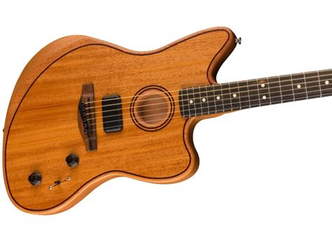 Fender Expands Its American Acoustasonic Range With Two New All Mahogany Models