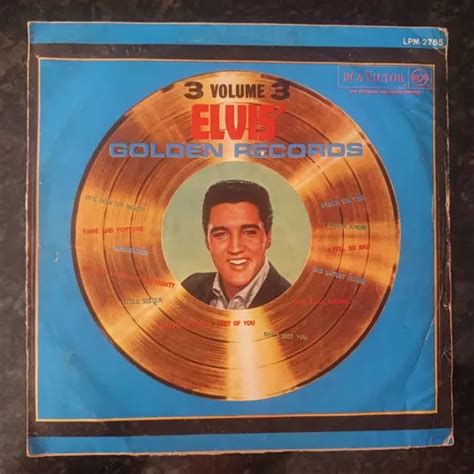 Lp Disco Vinil Elvis Presley Golden Records Volume