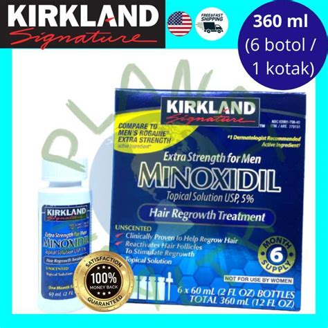 Jual Minoxidil Kirkland Signature Penumbuh Perawatan Rambut Original