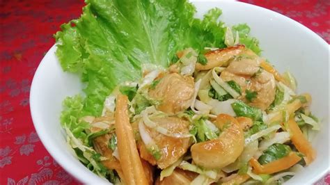 Healthy Chicken Cashew Nuts Salad 🥗 Easy Recipe ☺️ ️ Youtube