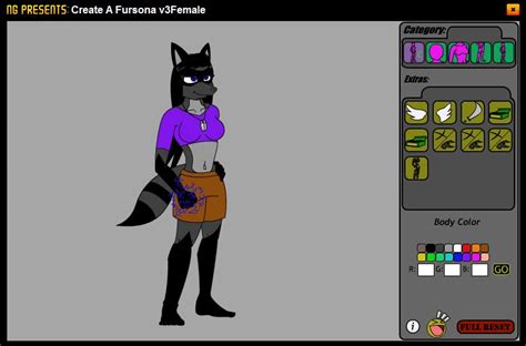 Fursona Creator: Rachel by ninjafoxshadow on DeviantArt