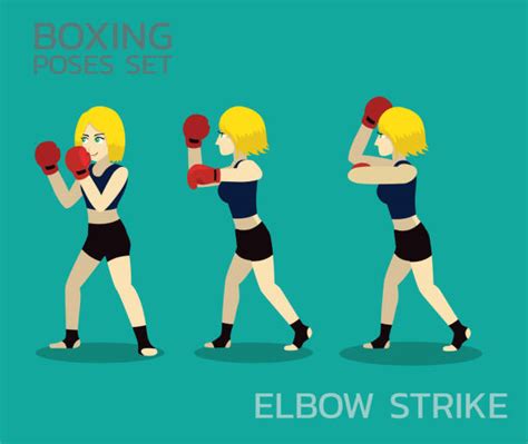 Female Boxer Punching Bag Illustrations Royalty Free Vector Graphics