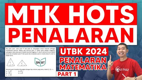 Soal Utbk Penalaran Matematika Youtube