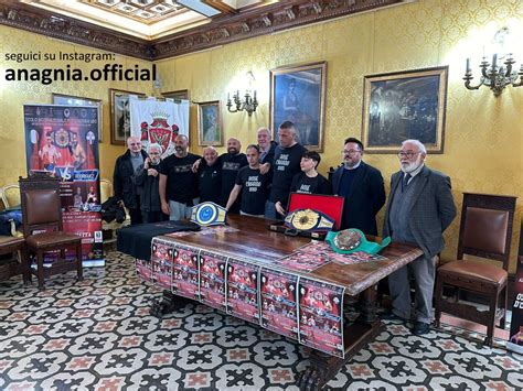 Presentato ad Anagni l evento pugilistico che si terrà al PalaTiziano