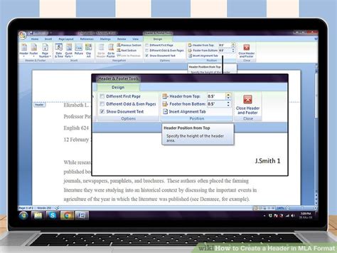 3 Ways To Create A Header In Mla Format Wikihow Life