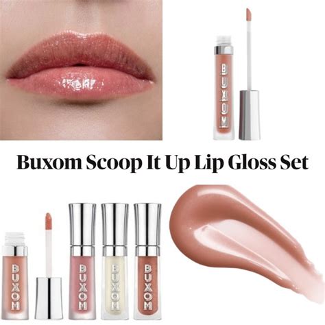 New Buxom Scoop It Up Plumping Lip Gloss Set Beautyvelle Makeup News