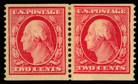 Price Of Us Stamps Scott Catalogue 388 2c 1910 Washington Coil