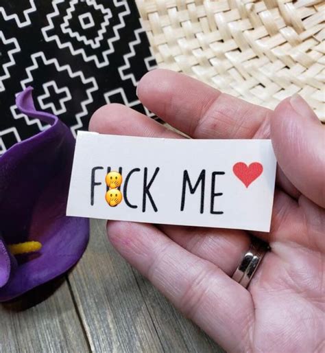 Fuck Me Temporary Tattoos Sex Tattoo Xxx Sexy Striptease Etsy