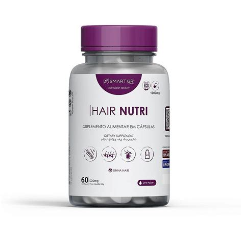 Smart Hair Nutri Suplemento Alimentar Em C Psulas Crescimento