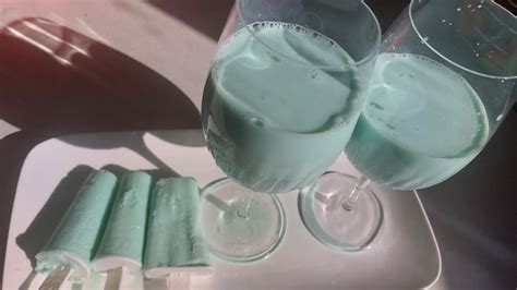 RECETTE MINT MILK JUS DE MENTHE AU LAIT GLACES DE MENTHE AU LAIT