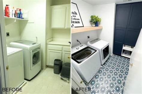 Basement Laundry Room Before And After