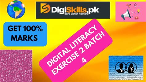 Digiskills Digital Literacy Exercise Batch Solution Digital