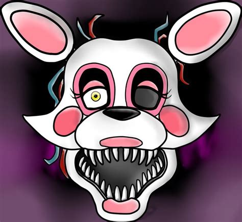 How To Draw Mangle From Five Nights At Freddys S By The Mangle