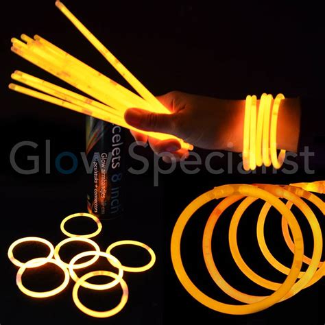 Oranje Glowarmbandjes Koker Stuks Glow Specialist Glow