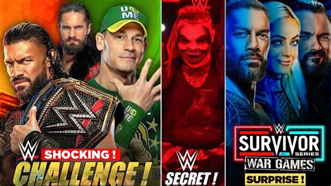 SHOCKER WWE SURVIVOR SERIES 2022 ROMAN Vs Seth Vs JOHN CENA Big